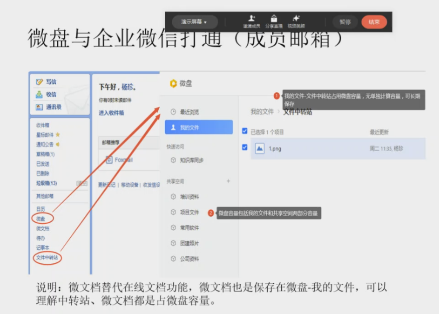 新版騰訊企業郵箱微盤與企業微信打通將有什么改變-QQ企業郵箱